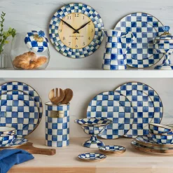 MacKenzie-Childs Royal Check Charger/Plate| Dinnerware & Flatware