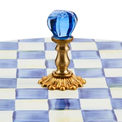 MacKenzie-Childs Royal Check Cheese Course| Serveware