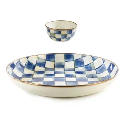 MacKenzie-Childs Royal Check Chip  Dip Set| Kitchen & Dining Sets|Serveware