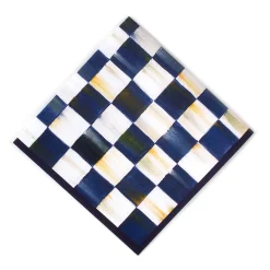 MacKenzie-Childs Royal Check Cocktail Paper Napkins| Bar Entertaining
