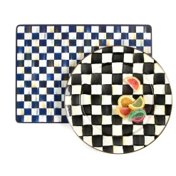 MacKenzie-Childs Royal Check Cork Back Placemats, Set of 4| Table Accessories|Kitchen & Table Linens