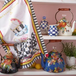 MacKenzie-Childs Royal Check Creamer| The Coffee Shop|Serveware