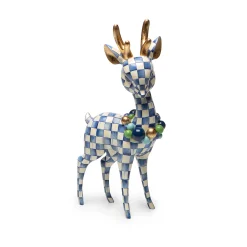 MacKenzie-Childs Royal Check Deary Deer| Holiday|Room Accents