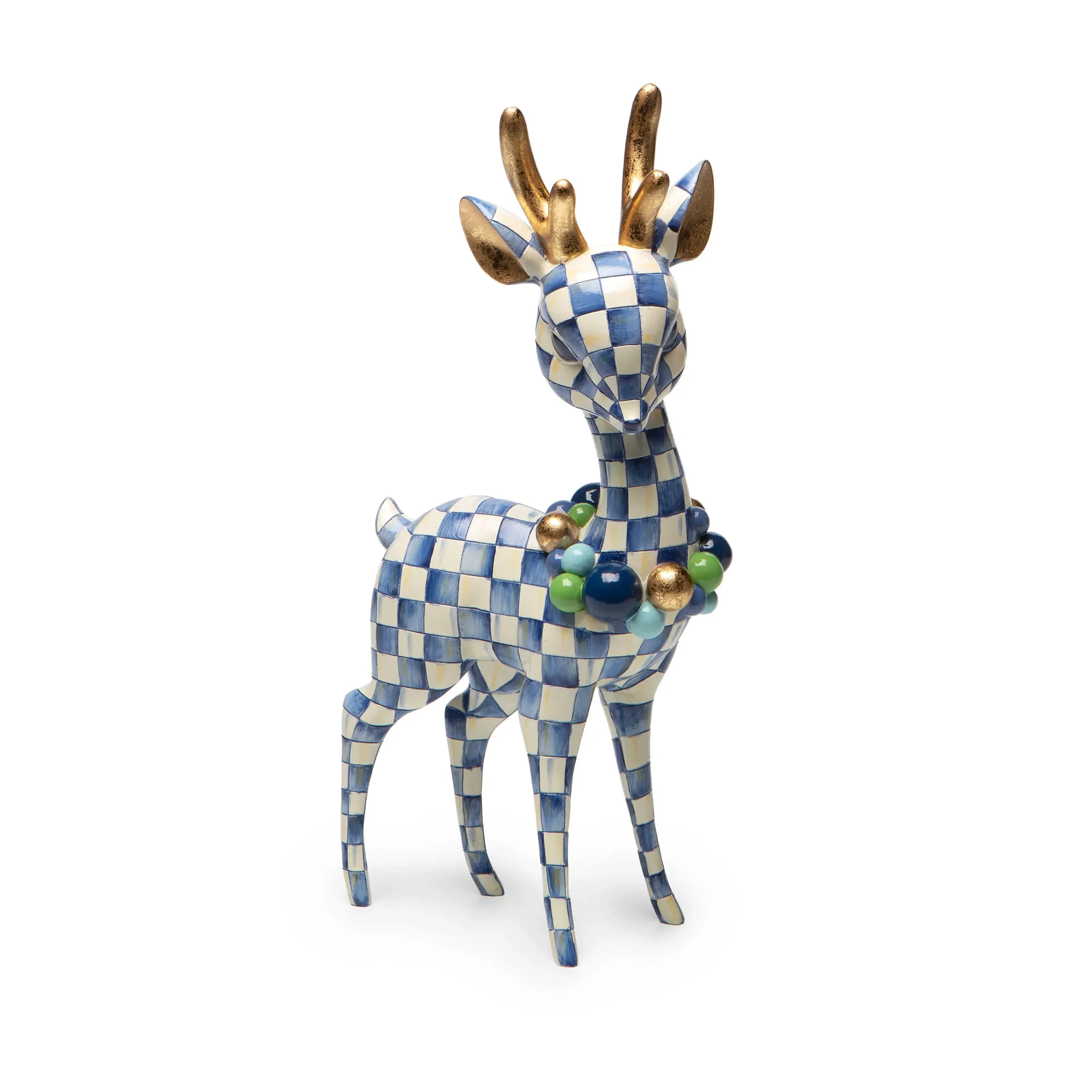 MacKenzie-Childs Royal Check Deary Deer| Holiday|Room Accents