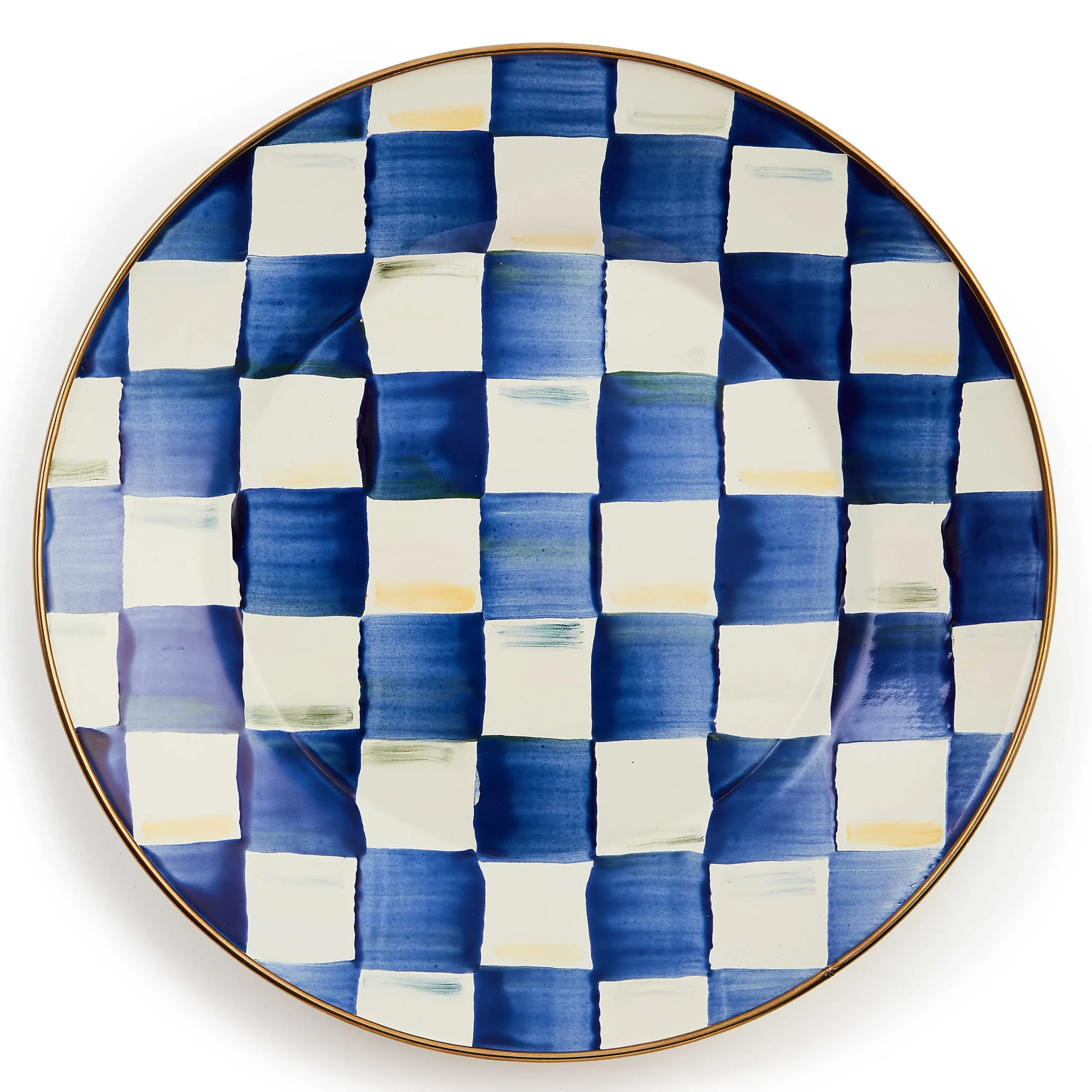 MacKenzie-Childs Royal Check Dinner Plate| Dinnerware & Flatware