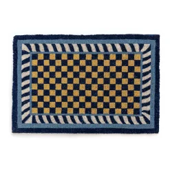 MacKenzie-Childs Royal Check Entrance Mat| Outdoor|Rugs