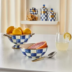 MacKenzie-Childs Royal Check Everyday Bowl| Bar Entertaining|Dinnerware & Flatware