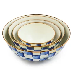MacKenzie-Childs Royal Check Everyday Bowl| Bar Entertaining|Dinnerware & Flatware