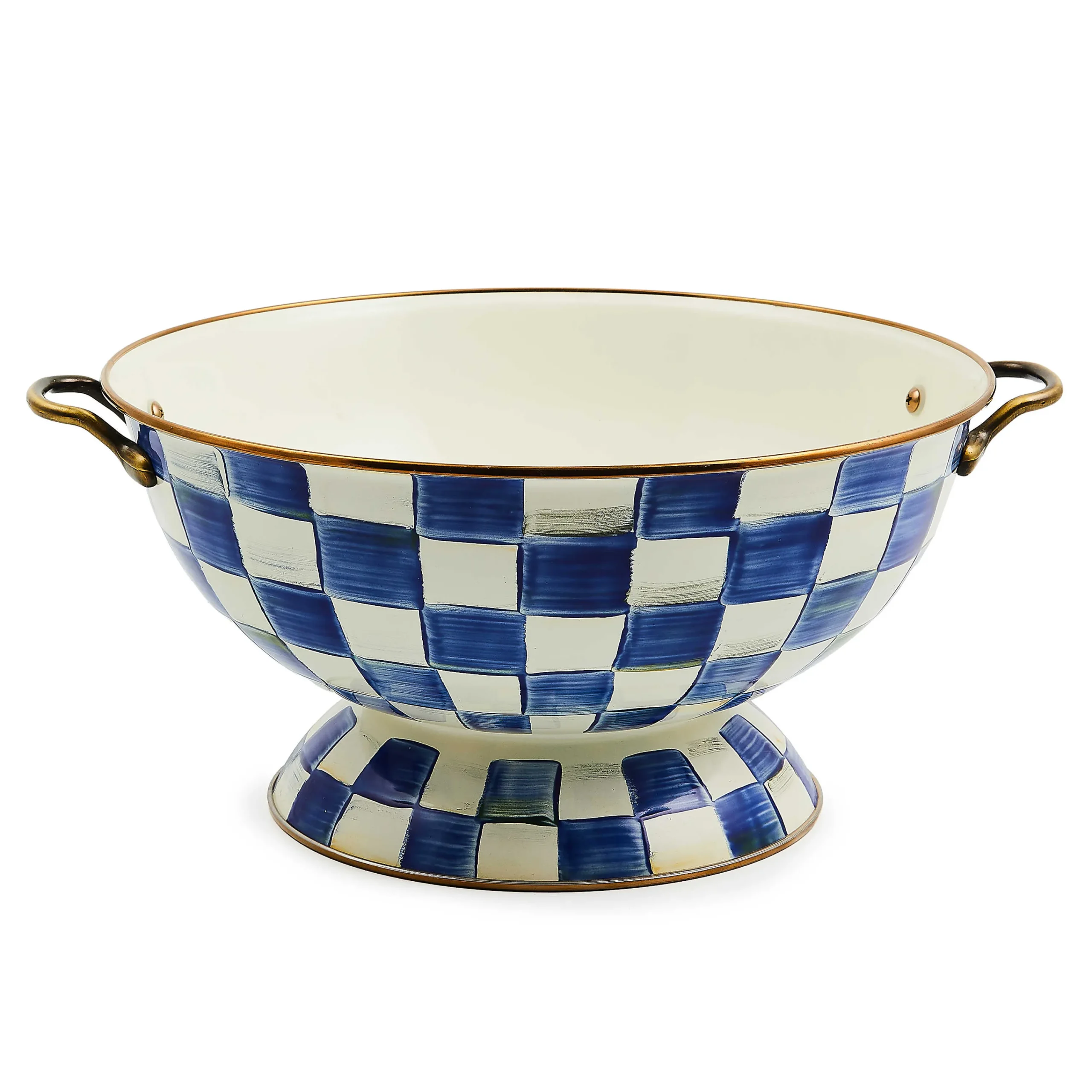 MacKenzie-Childs Royal Check Everything Bowl| Bar Entertaining|Serveware