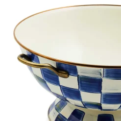 MacKenzie-Childs Royal Check Everything Bowl| Bar Entertaining|Serveware
