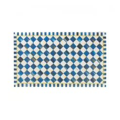MacKenzie-Childs Royal Check Floor Mat - 2' x 3'| Rugs