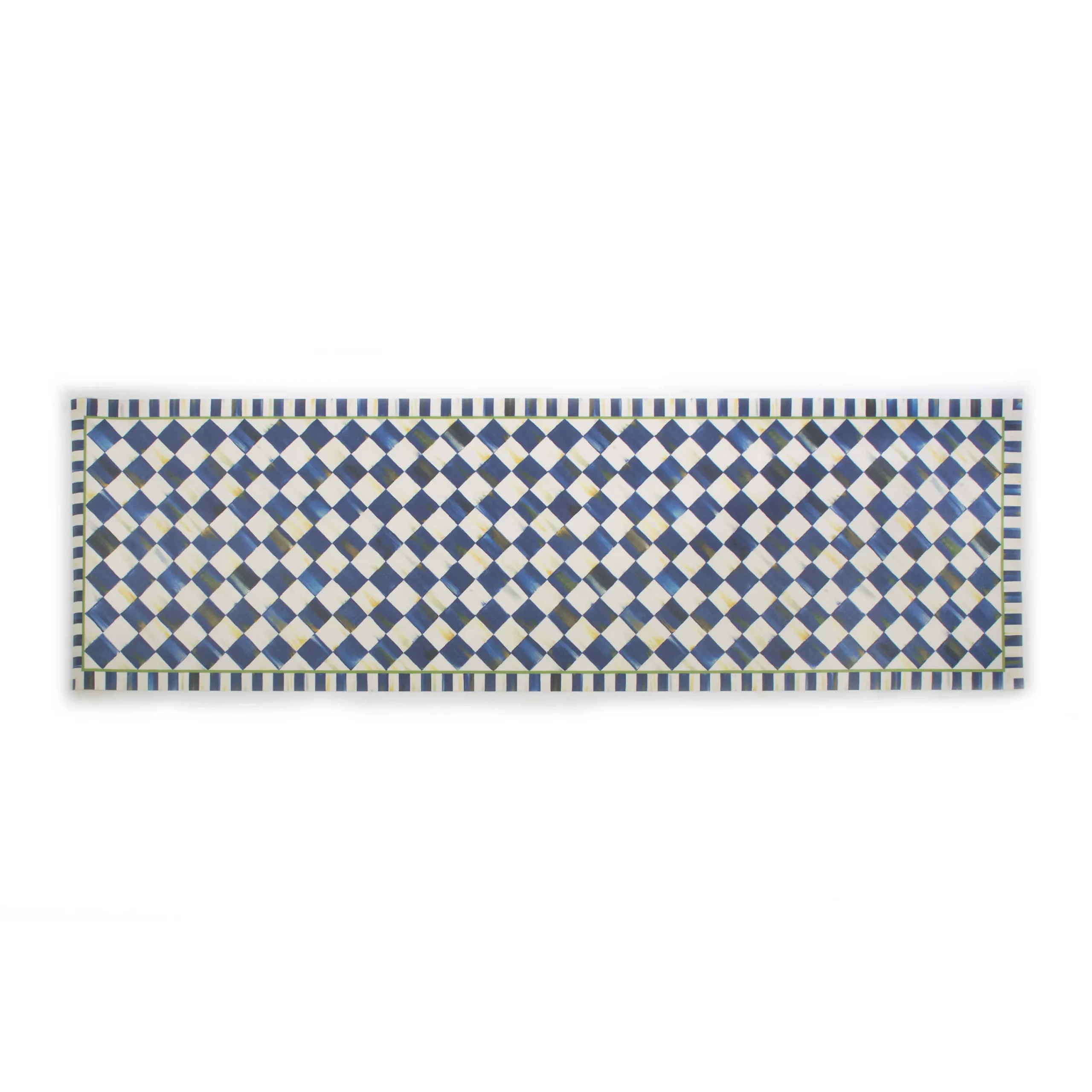 MacKenzie-Childs Royal Check Floor Mat - 2'6 x 8' Runner| Rugs