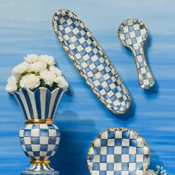 MacKenzie-Childs Royal Check Great Vase| Room Accents
