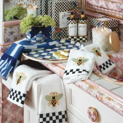 MacKenzie-Childs Royal Check Hand Towel| Bath & Bath Accessories