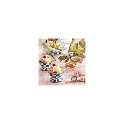 MacKenzie-Childs Royal Check Ice Cream Dishes, Set of 4| Kitchen & Dining Sets|Dinnerware & Flatware