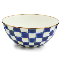 MacKenzie-Childs Royal Check Large Everyday Bowl| Serveware