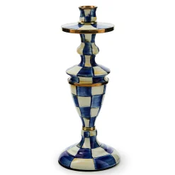 MacKenzie-Childs Royal Check Medium Candlestick| Candles & Fragrances