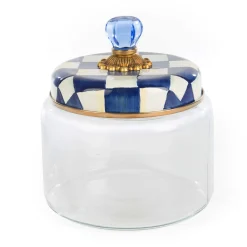 MacKenzie-Childs Royal Check Medium Kitchen Canister| Room Accents|Kitchen Storage & Organization