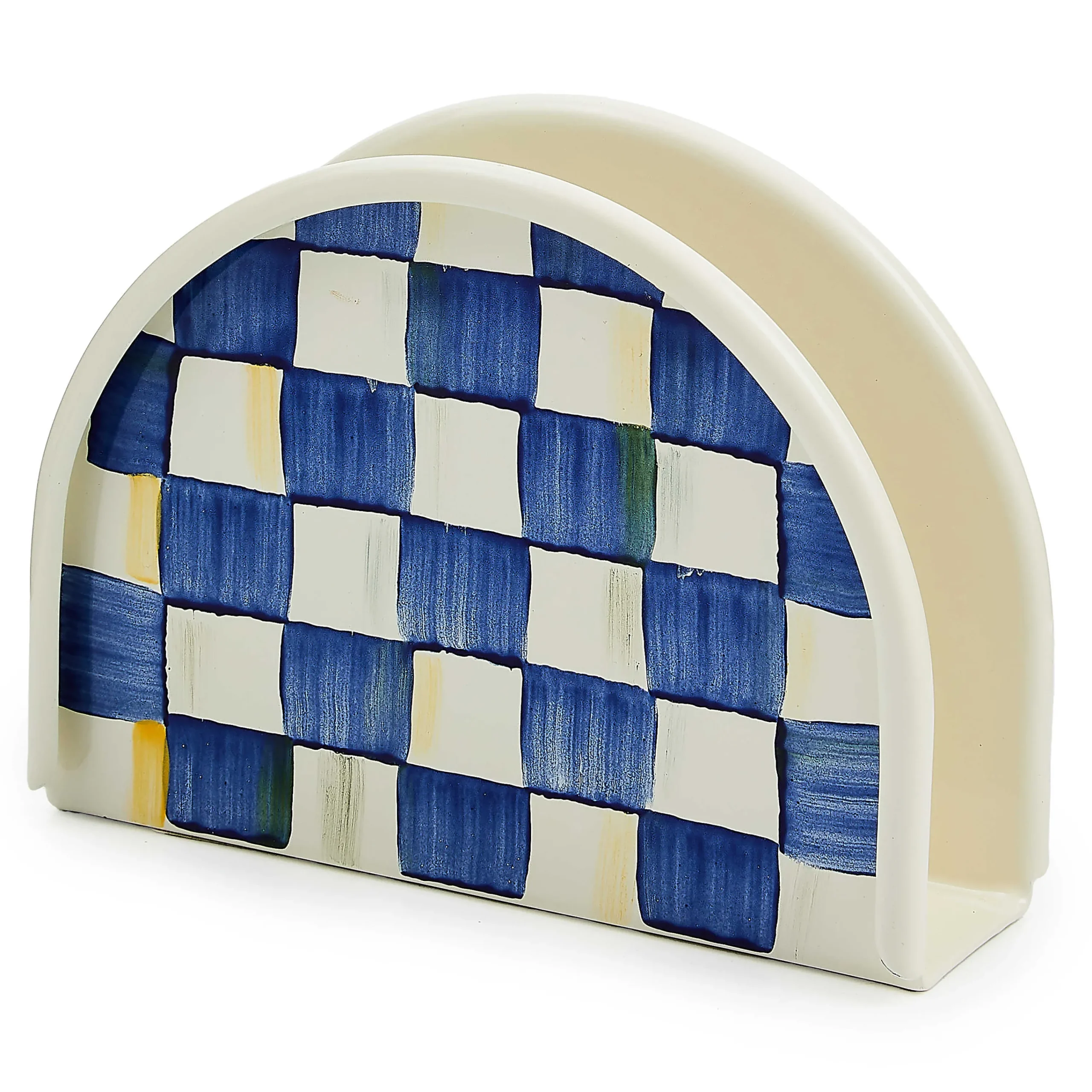 MacKenzie-Childs Royal Check Napkin Holder| Serveware