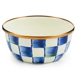 MacKenzie-Childs Royal Check Pinch Bowl| Bar Entertaining|Serveware