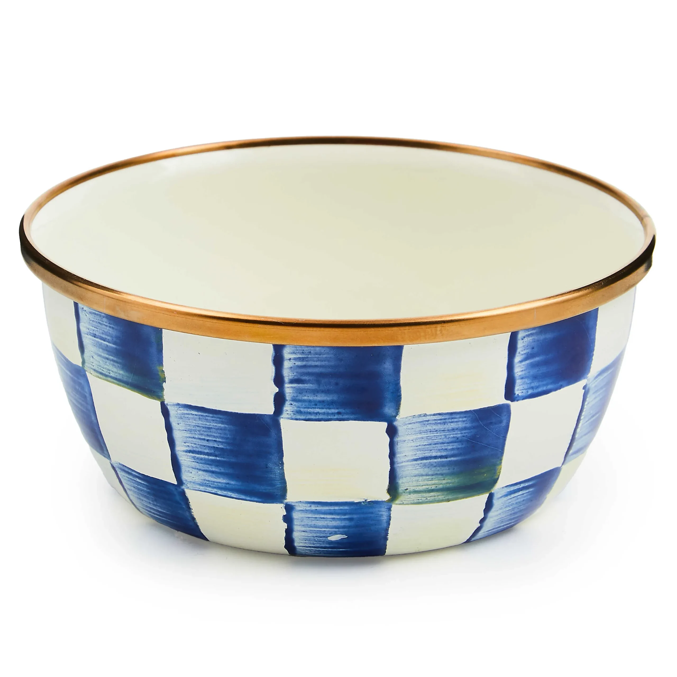 MacKenzie-Childs Royal Check Pinch Bowl| Bar Entertaining|Serveware