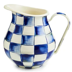 MacKenzie-Childs Royal Check Pitcher| Bar Entertaining|Serveware