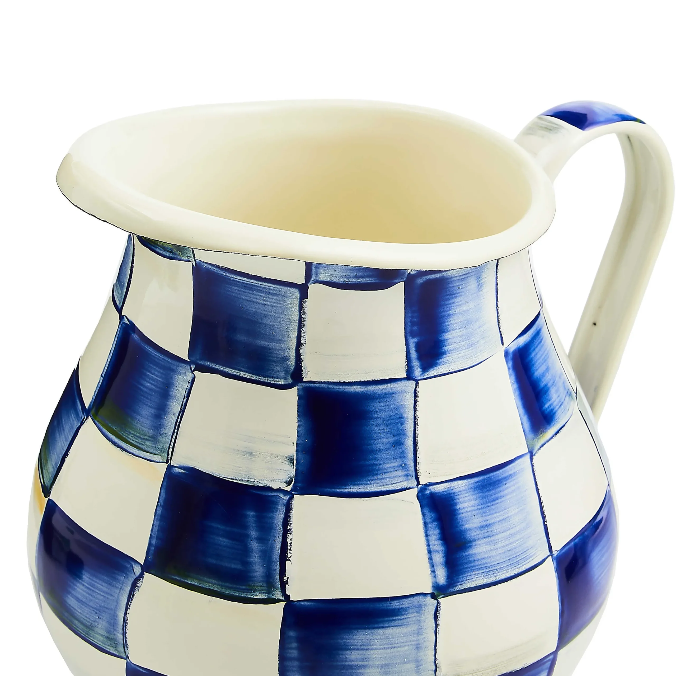 MacKenzie-Childs Royal Check Pitcher| Bar Entertaining|Serveware