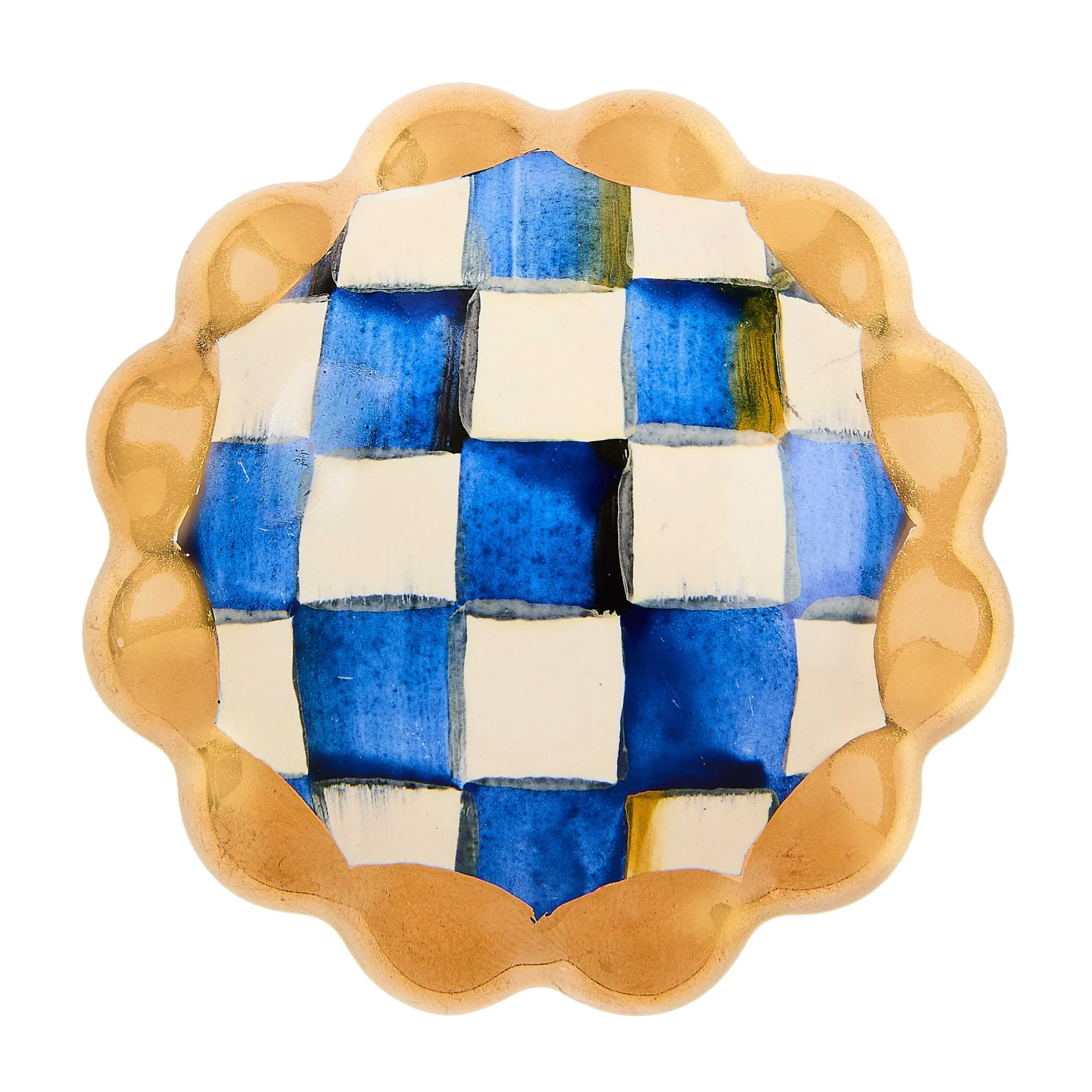 MacKenzie-Childs Royal Check Round Knob| Finishing Touches|Room Accents