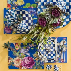 MacKenzie-Childs Royal Check Salad/Dessert Plate| Dinnerware & Flatware