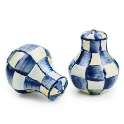 MacKenzie-Childs Royal Check Salt Pepper Shakers| Table Accessories|Serveware