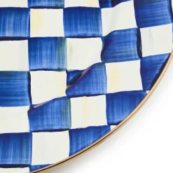 MacKenzie-Childs Royal Check Serving Platter| Bar Entertaining|Serveware