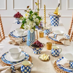 MacKenzie-Childs Royal Check Simply Anything Bowl| Serveware
