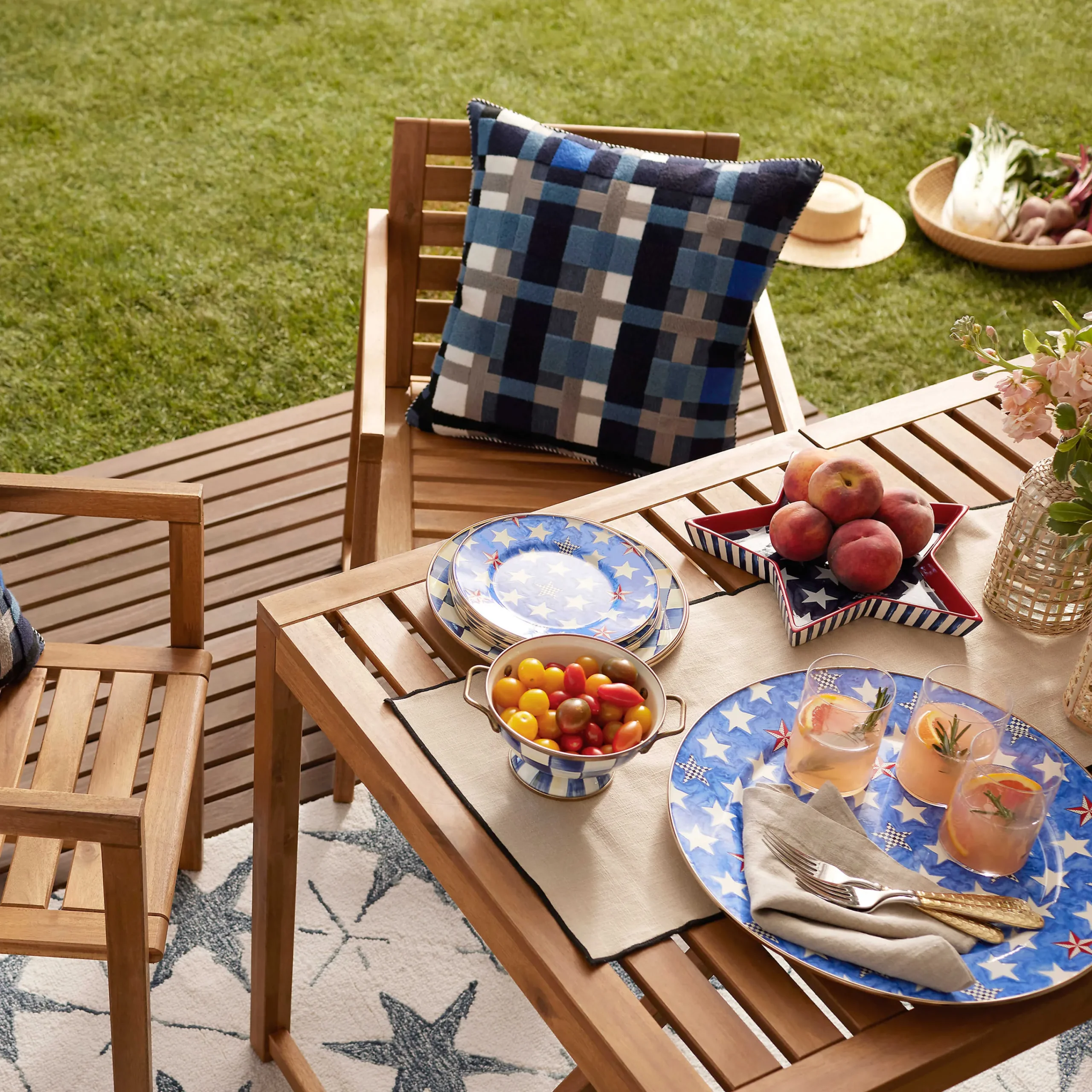 MacKenzie-Childs Royal Check Simply Anything Bowl| Serveware