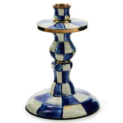 MacKenzie-Childs Royal Check Small Candlestick| Candles & Fragrances