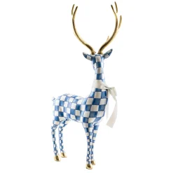 MacKenzie-Childs Royal Check Standing Deer| Holiday|Room Accents