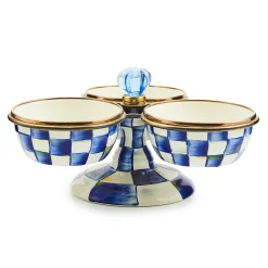 MacKenzie-Childs Royal Check Triplicity| Bar Entertaining|Serveware