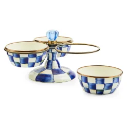 MacKenzie-Childs Royal Check Triplicity| Bar Entertaining|Serveware