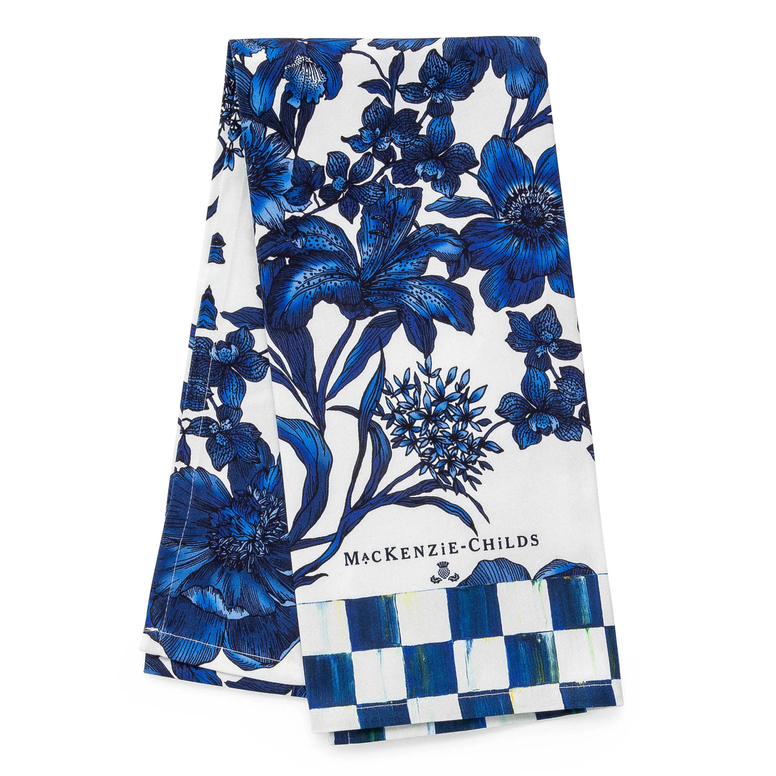 MacKenzie-Childs Royal English Garden Dish Towel| Spring|Kitchen & Table Linens