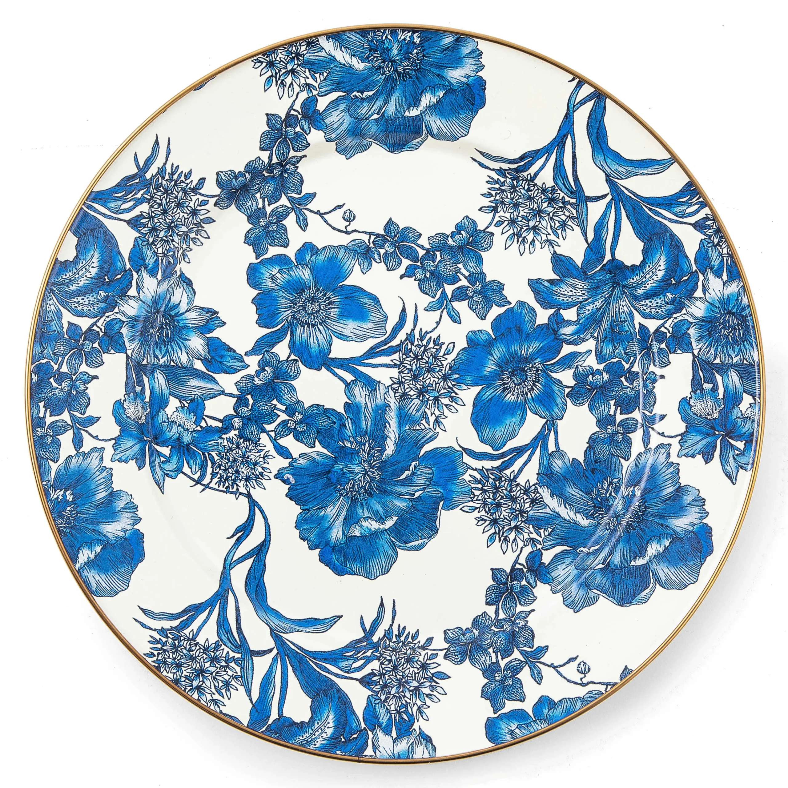 MacKenzie-Childs Royal English Garden Enamel Charger/Plate| Spring|Dinnerware & Flatware