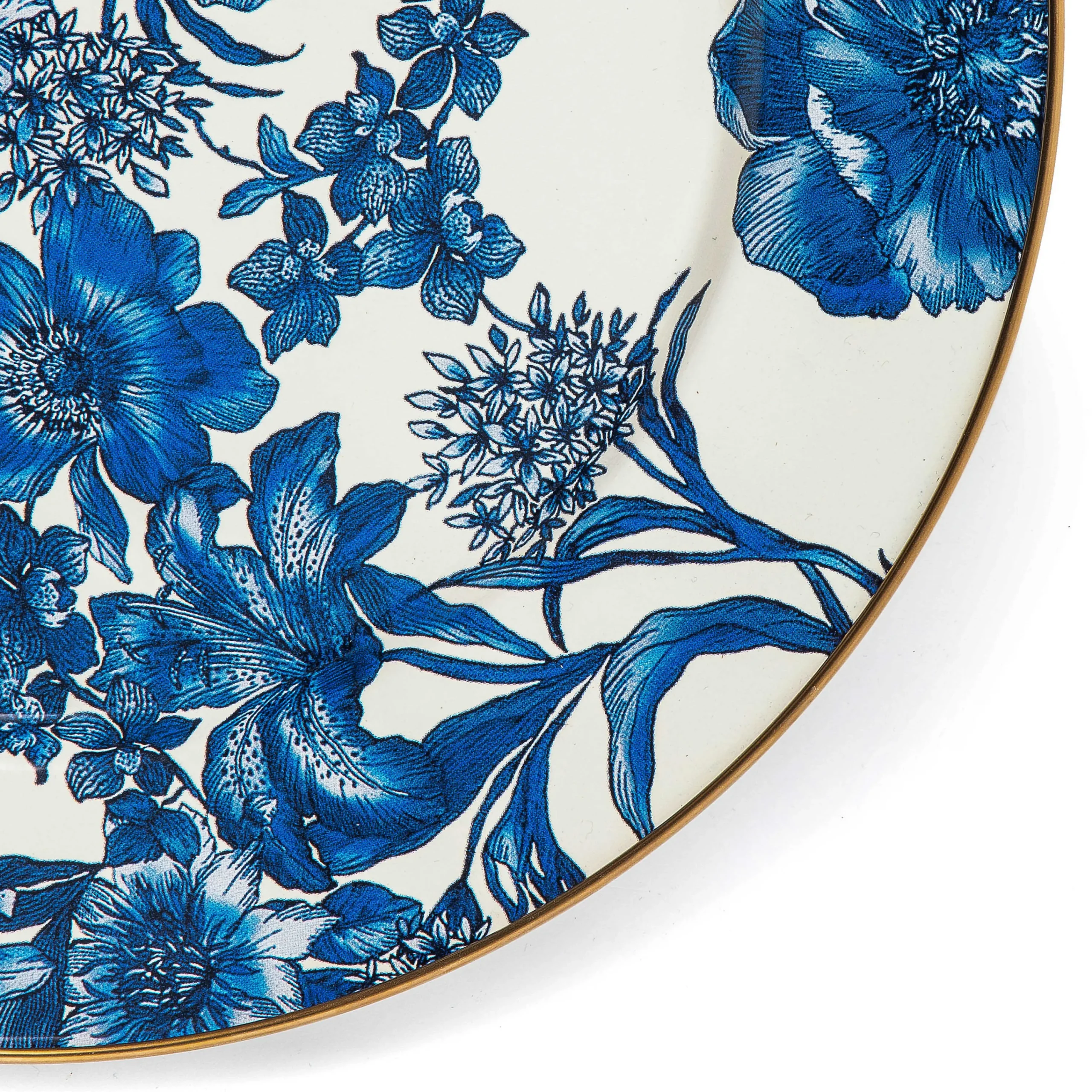 MacKenzie-Childs Royal English Garden Enamel Charger/Plate| Spring|Dinnerware & Flatware