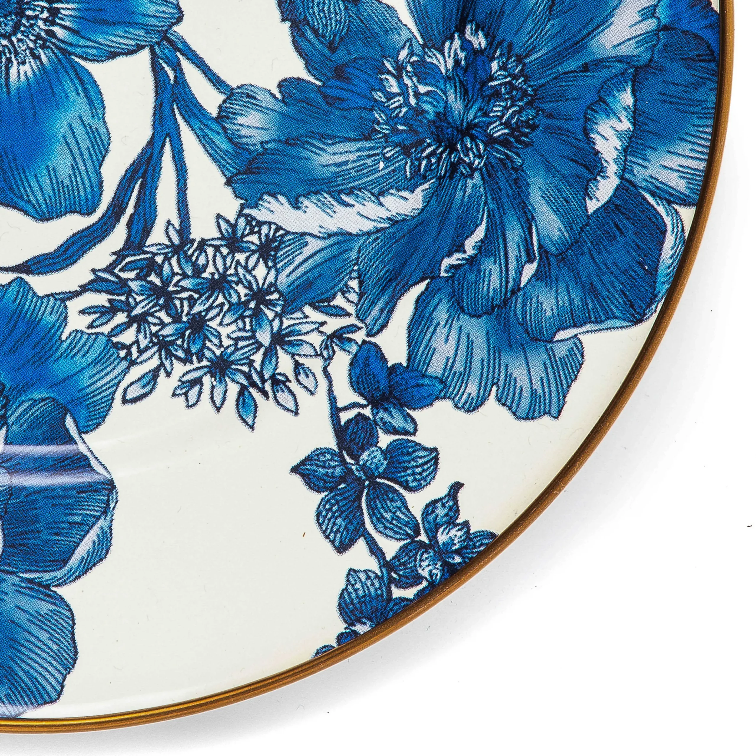 MacKenzie-Childs Royal English Garden Enamel Salad/Dessert Plate| Spring|Dinnerware & Flatware