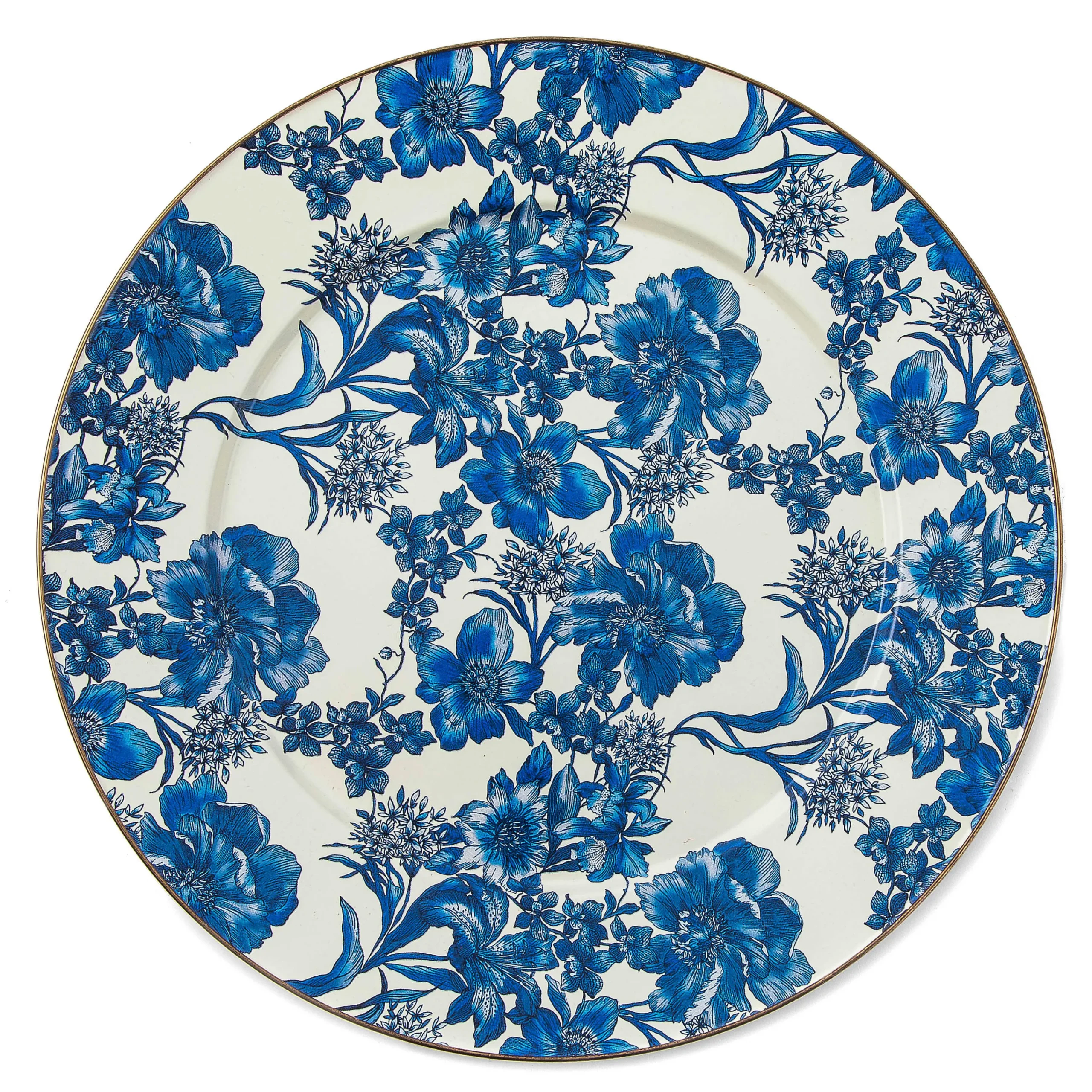 MacKenzie-Childs Royal English Garden Enamel Serving Platter| Spring|Bar Entertaining