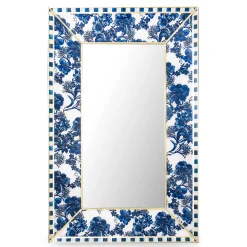 MacKenzie-Childs Royal English Garden Small Wall Mirror| Room Accents
