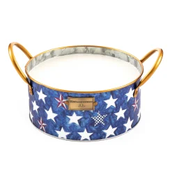 MacKenzie-Childs Royal Star Large Citronella Candle| Candles & Fragrances|Bar Entertaining