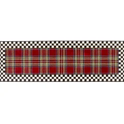 MacKenzie-Childs Royal Stewart Tartan Rug - 2'6 x 8' Runner| Holiday|Rugs