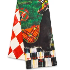 MacKenzie-Childs Scottie Dish Towel| Holiday|Kitchen & Table Linens