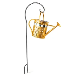 MacKenzie-Childs Solar Watering Can Garden Stake| Spring|Outdoor