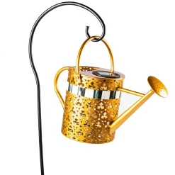 MacKenzie-Childs Solar Watering Can Garden Stake| Spring|Outdoor