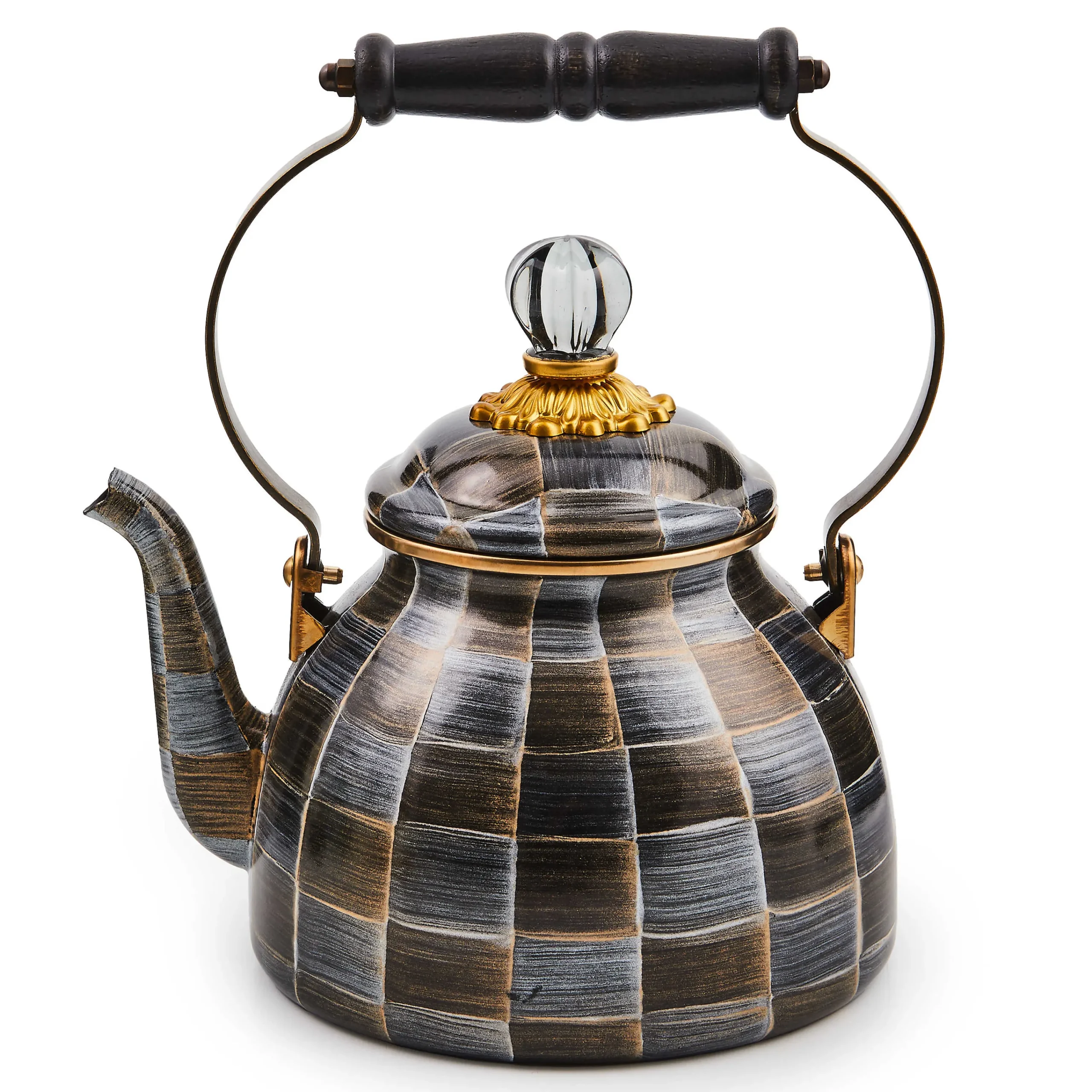 MacKenzie-Childs Sophisticheck 2 Quart Tea Kettle| Fall Entertaining|Tea Kettles
