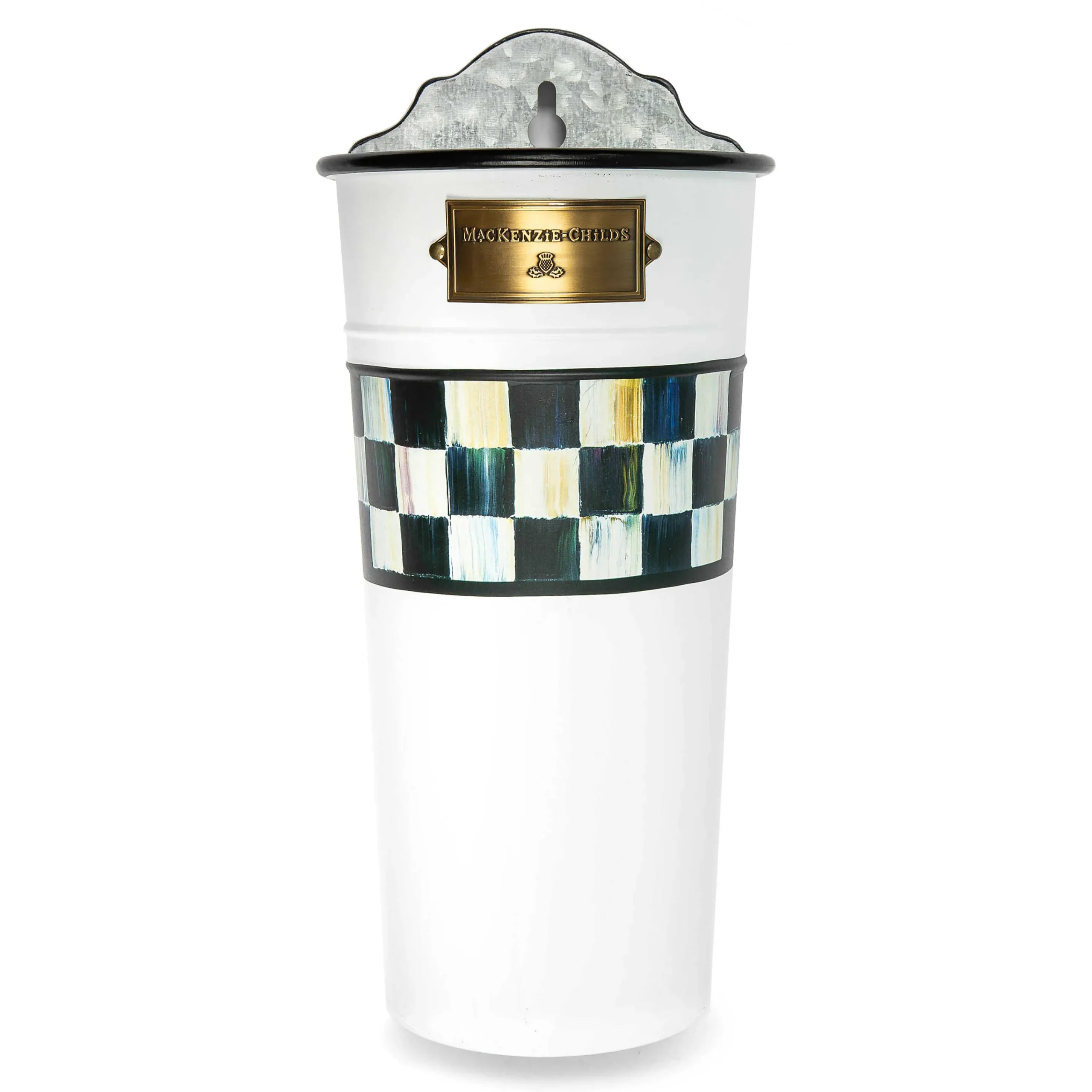 MacKenzie-Childs Spectator Wall Bucket| Spring|Greenery & Florals